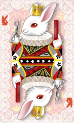 NobutakaTakahashi (NobutakaTakahashi)さんのトランプの絵柄がアリスの白ウサギになっているイラストへの提案