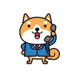 pin (pin_ke6o)さんの柴犬（社長犬）のキャラクターデザインへの提案