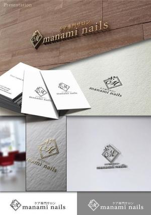 hayate_design ()さんの自爪ケア専門の小規模サロンのロゴへの提案