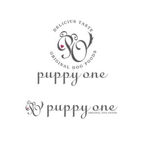 Hagemin (24tara)さんのペット関係製品のブランドの「パピーワン(Puppy One)」ロゴへの提案