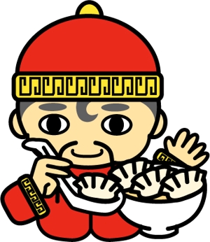あいはらひろみ (hirohiro)さんの水餃子専門店のロゴイラストの依頼です。への提案