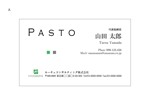 musubi  design (0921yuriko)さんのレストラン部門「Pasto」の名刺デザインへの提案