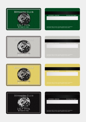 金子岳 (gkaneko)さんの会員制カードデザインへの提案
