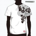 B_M_Graphix (B_M_Graphix)さんのスポーツ向けTシャツの和風グラフィックデザインへの提案