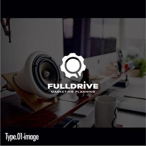 DECO (DECO)さんのマーケティングプランニング会社「FULLDRIVE」の社名ロゴへの提案