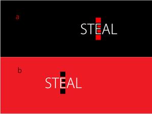 eban-studioさんのレザーブランド「STEAL」のロゴ作成への提案