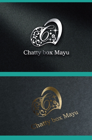  chopin（ショパン） (chopin1810liszt)さんのネイルサロン(&レザーデコ) 「 Chatty box Mayu 」 のロゴマークへの提案