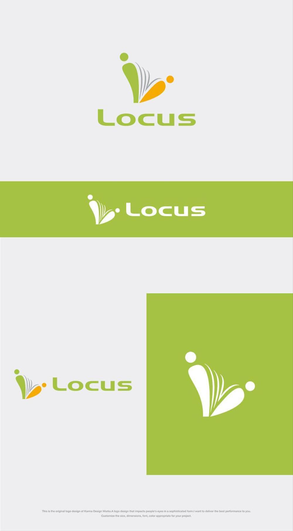 学生（小～高）向け英語塾「Locus／ローカス」のロゴ