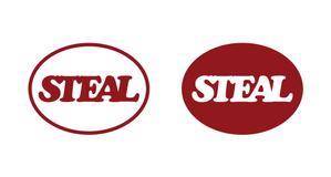 cot104さんのレザーブランド「STEAL」のロゴ作成への提案