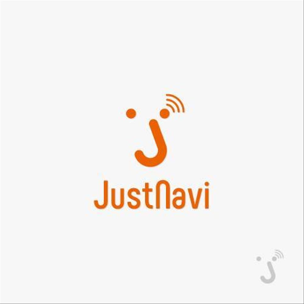 ポータルサイト「JustNavi」のロゴ作成