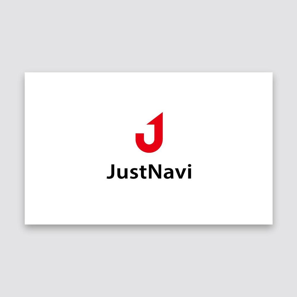 ポータルサイト「JustNavi」のロゴ作成