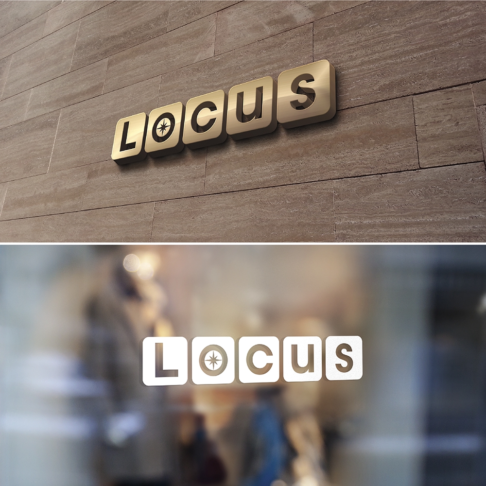 学生（小～高）向け英語塾「Locus／ローカス」のロゴ