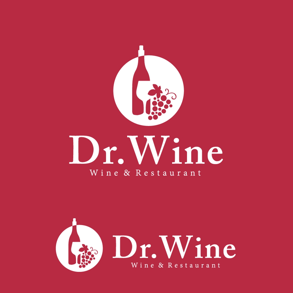Wineがコンセプト「レストラン」のロゴ