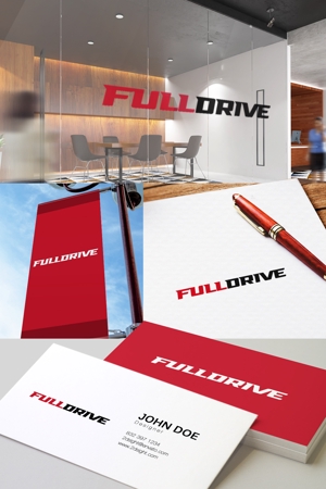 YOO GRAPH (fujiseyoo)さんのマーケティングプランニング会社「FULLDRIVE」の社名ロゴへの提案