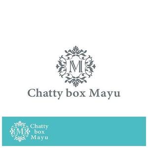 Tomo (ryout)さんのネイルサロン(&レザーデコ) 「 Chatty box Mayu 」 のロゴマークへの提案
