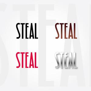 poorman (poorman)さんのレザーブランド「STEAL」のロゴ作成への提案