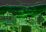 平野秀明 (space-object)さんの街並み風景を基に、将来予測の過程を表現するイラスト３点への提案