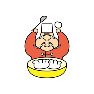 karaage_ohajiki8888さんの水餃子専門店のロゴイラストの依頼です。への提案