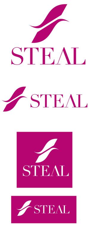 CF-Design (kuma-boo)さんのレザーブランド「STEAL」のロゴ作成への提案