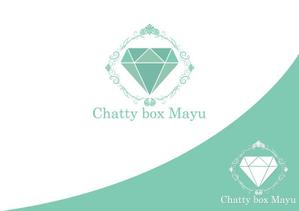 yuki (yvvy0115)さんのネイルサロン(&レザーデコ) 「 Chatty box Mayu 」 のロゴマークへの提案