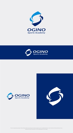 Karma Design Works (Karma_228)さんの総合型地域スポーツクラブ「OGINO スポーツアカデミー」のロゴ作成への提案