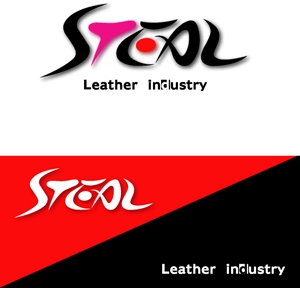 top-signさんのレザーブランド「STEAL」のロゴ作成への提案