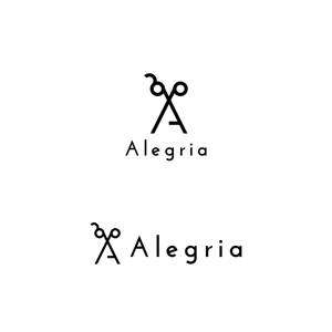 Yolozu (Yolozu)さんのプライベートサロン美容室Alegria（アレグリア）のロゴデザインへの提案