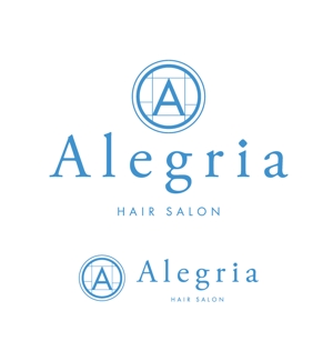 郷山志太 (theta1227)さんのプライベートサロン美容室Alegria（アレグリア）のロゴデザインへの提案