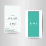 古谷浩 (hiro_f)さんの新規開業する美容室の名刺デザインへの提案