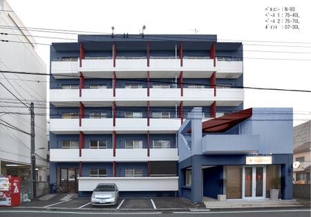江口　顕 (eguchi-K)さんの外壁塗装デザイン（急募）マンション1棟の外壁塗装カラーコーディネート　への提案