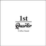 queuecat (queuecat)さんのコーヒースタンド「 ファーストクォーター」のロゴへの提案