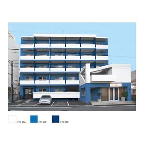  K-digitals (K-digitals)さんの外壁塗装デザイン（急募）マンション1棟の外壁塗装カラーコーディネート　への提案