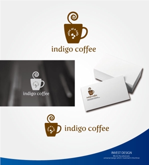 invest (invest)さんのタイバンコクにも進出予定！のカフェ『indigo coffee』のロゴ作製への提案