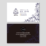 トランプス (toshimori)さんの美容サロンの店舗展開を計画している「合同会社RUCA」代表の名刺デザインへの提案