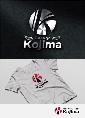 drkigawa (drkigawa)さんの高級外車やオープンカーの販売やカスタムの会社  「Garage Kojima」のロゴへの提案