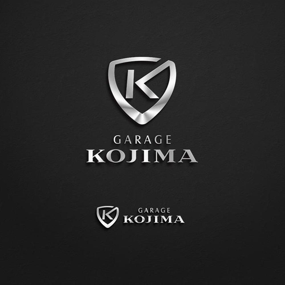 高級外車やオープンカーの販売やカスタムの会社  「Garage Kojima」のロゴ