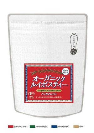 3324mooi (3324mooi)さんのオーガニックルイボスティーのラベルデザイン（旧仕様より変更）への提案