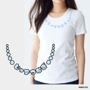 WunderPixel (wunderpixel)さんの10代後半～20代女性向けTシャツデザインへの提案