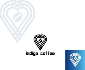 IandO (zen634)さんのタイバンコクにも進出予定！のカフェ『indigo coffee』のロゴ作製への提案