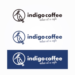 ns_works (ns_works)さんのタイバンコクにも進出予定！のカフェ『indigo coffee』のロゴ作製への提案