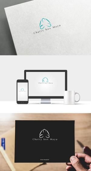 athenaabyz ()さんのネイルサロン(&レザーデコ) 「 Chatty box Mayu 」 のロゴマークへの提案