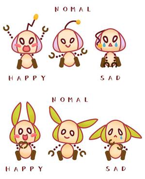 タニグチ (usagi0330)さんのトラブルサポートのサイトおよびチャットアイコン用キャラクターデザインへの提案