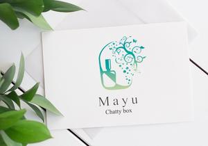 Washi (Washi)さんのネイルサロン(&レザーデコ) 「 Chatty box Mayu 」 のロゴマークへの提案