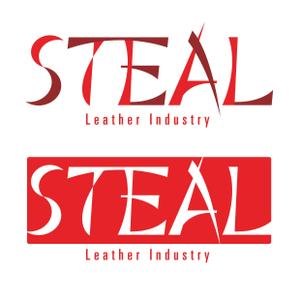 inox_000さんのレザーブランド「STEAL」のロゴ作成への提案