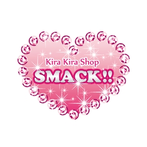 さんの「Kira Kira Shop  SMACK !!」のロゴ作成への提案