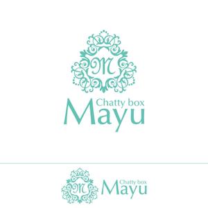 STUDIO ROGUE (maruo_marui)さんのネイルサロン(&レザーデコ) 「 Chatty box Mayu 」 のロゴマークへの提案