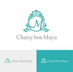 pickel01 (pikel01)さんのネイルサロン(&レザーデコ) 「 Chatty box Mayu 」 のロゴマークへの提案