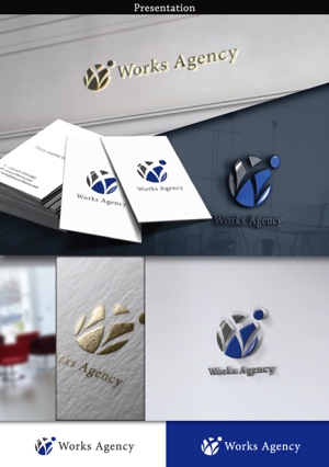 hayate_design ()さんの【企業ロゴ】コンサルティング会社「株式会社Works Agency」のロゴ作成依頼への提案