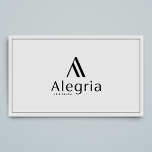 haru_Design (haru_Design)さんのプライベートサロン美容室Alegria（アレグリア）のロゴデザインへの提案