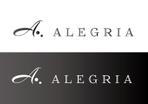 mint7さんのプライベートサロン美容室Alegria（アレグリア）のロゴデザインへの提案